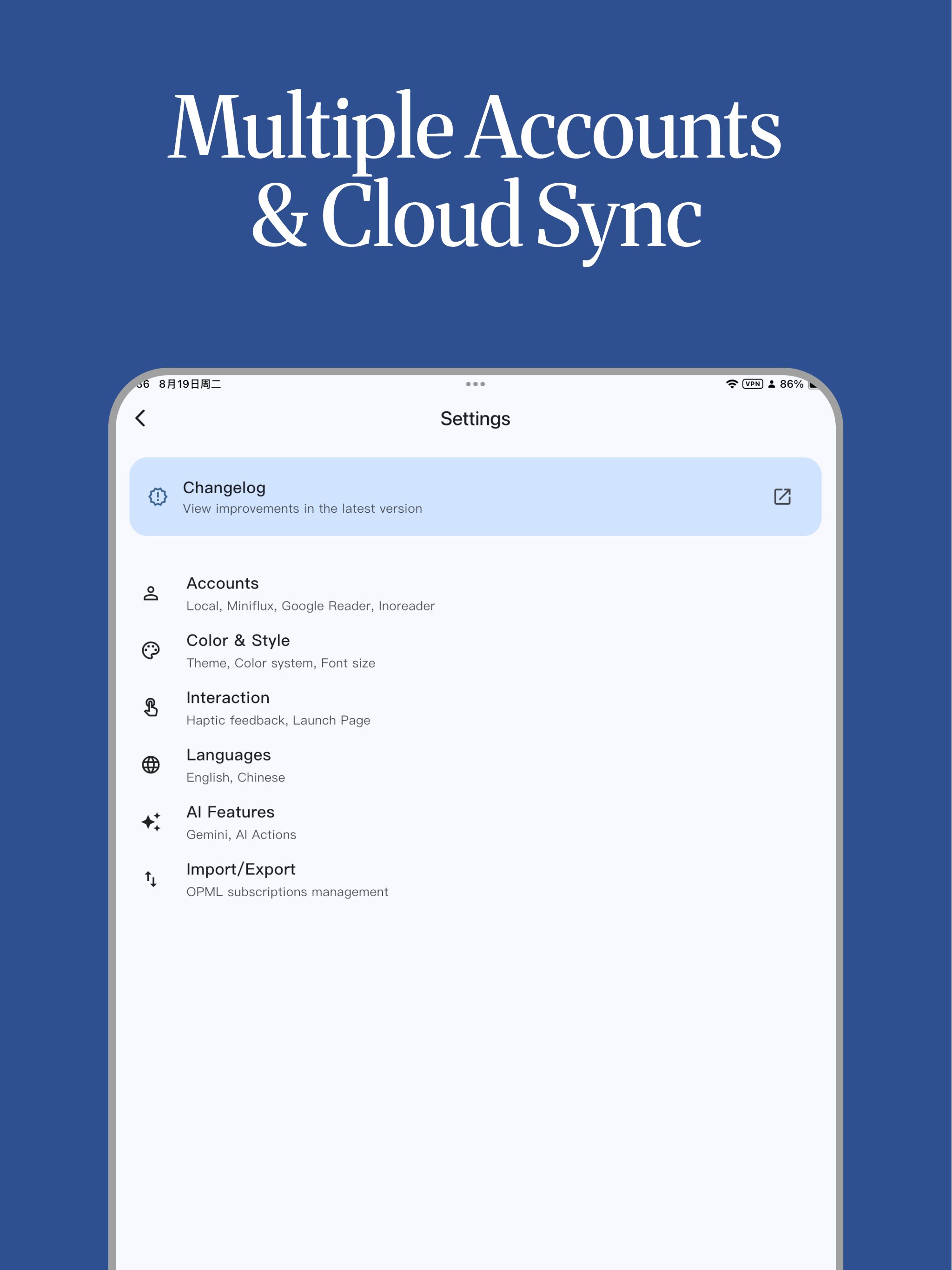SmartRSS: RSS Reader & Podcast screenshot 10