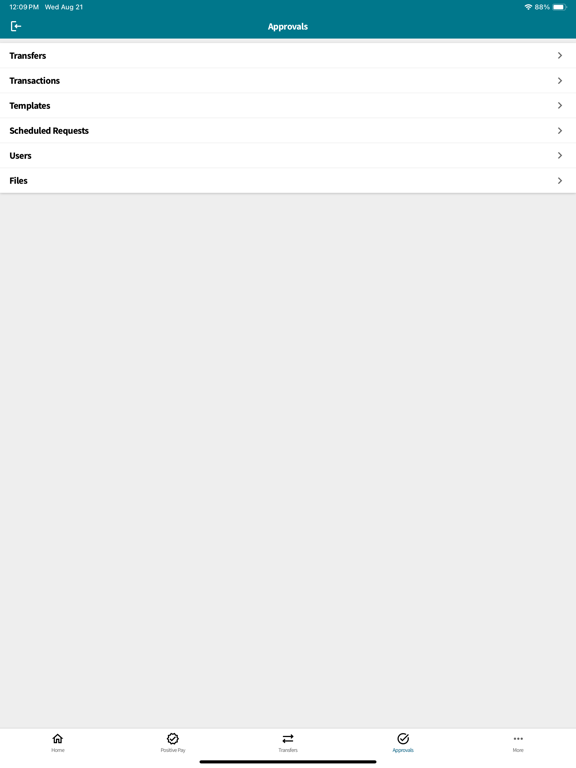 CTB Business Mobile iPad screenshot 1 - Finance app