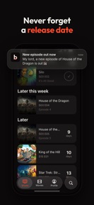 Bingers: TV & Movie Tracker screenshot