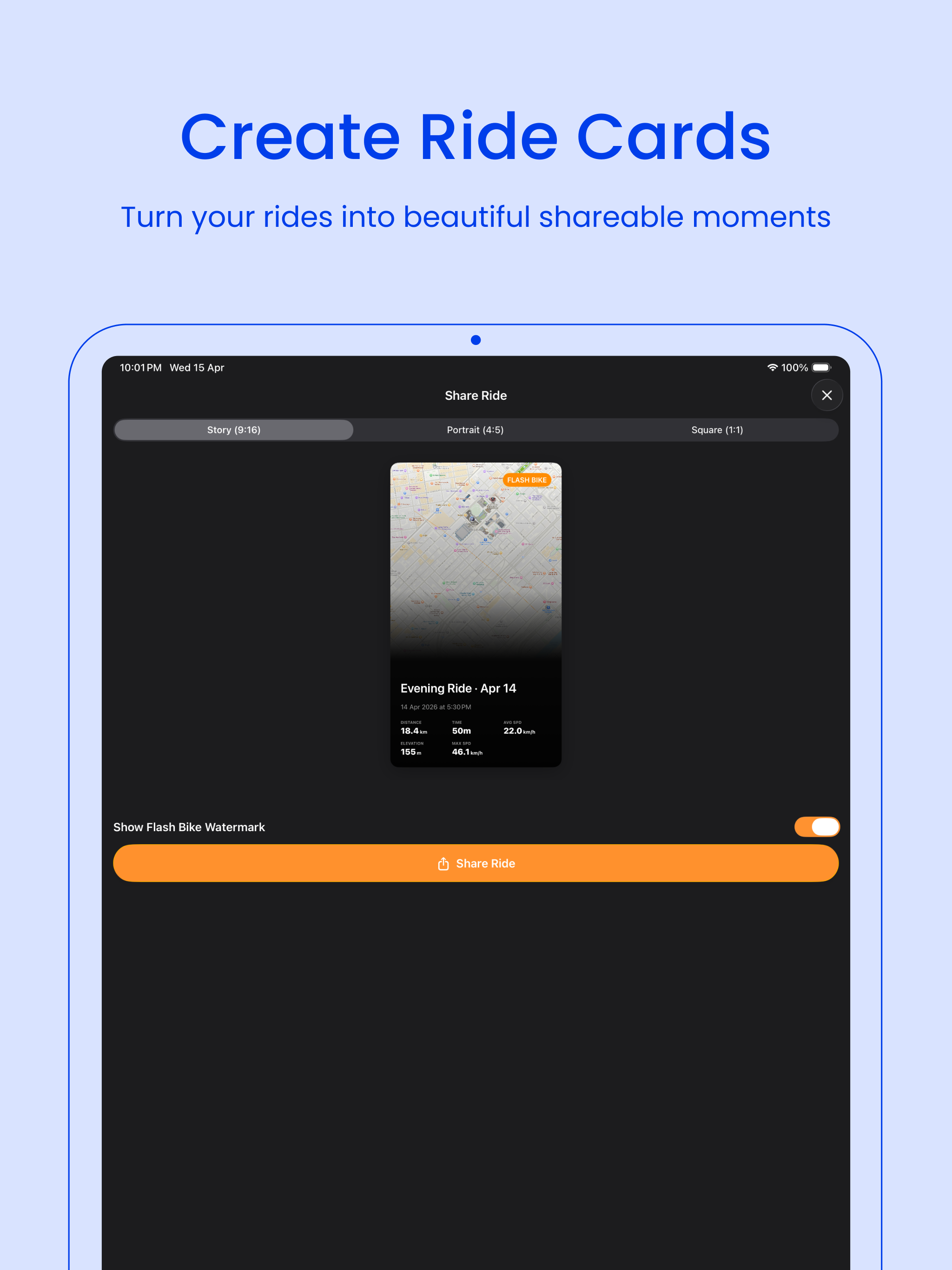 Flash Bike – Ride Tracker