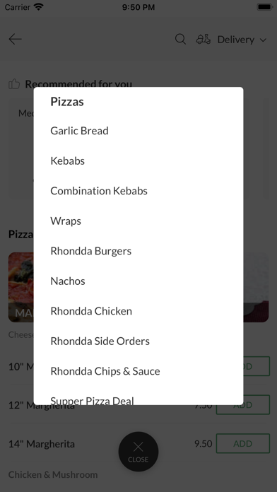 Rhondda Takeaway, Screenshot