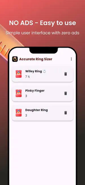 Accurate Ring Sizer (No Ring) screenshot 2