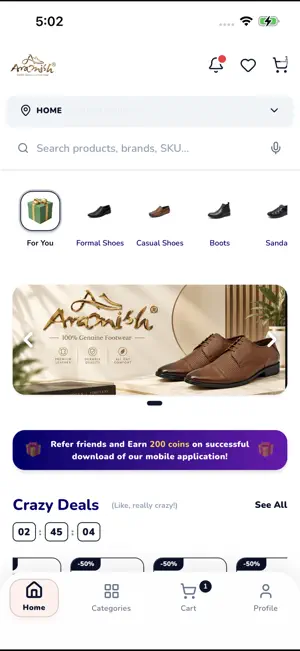 Aramish Shoes screenshot 1