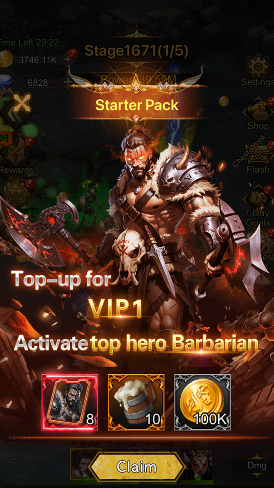 #4. Idle Quest - Tapper Heroes (iOS) 由: GameCaff