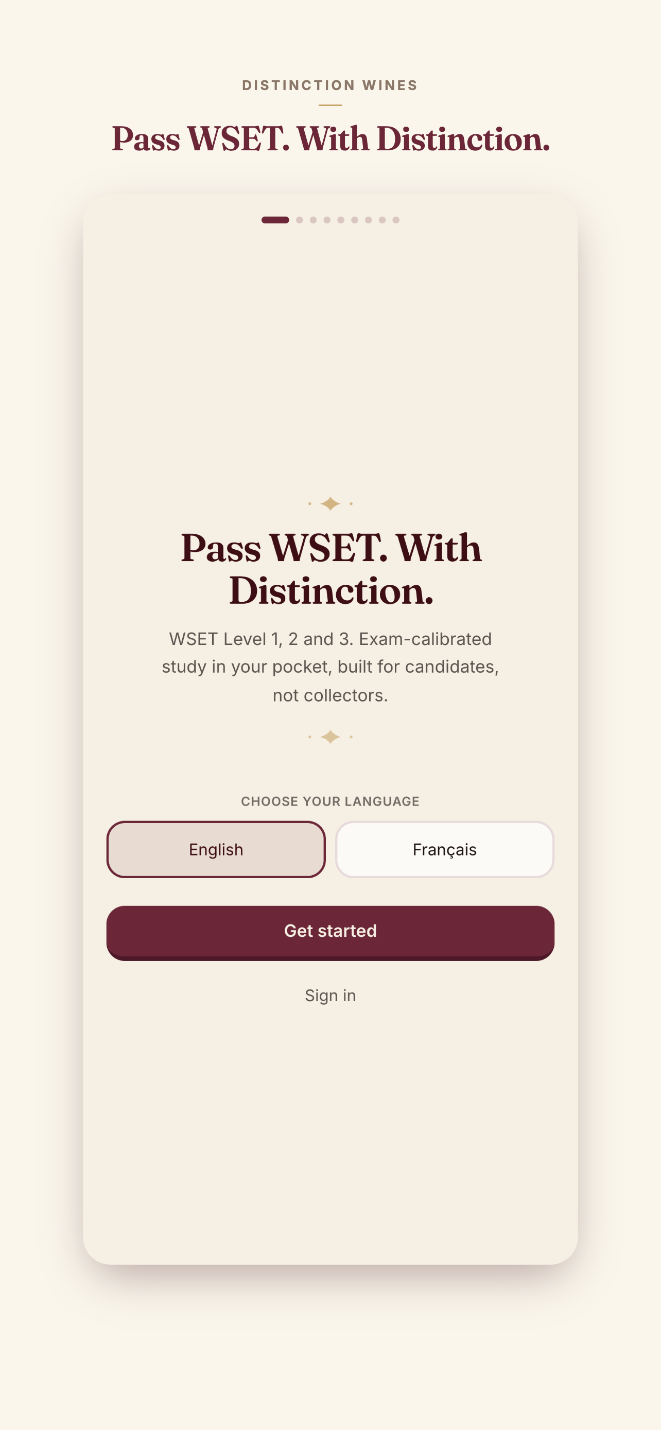 Distinction Wines: WSET Prep screenshot 5