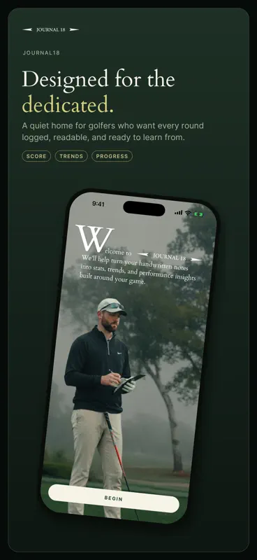 Journal 18: Golf Stat Tracker screenshot 5 of 6