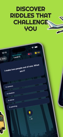 The Riddle Master: Brain Teasers & Riddles App for iPhone App Store screenshot 2