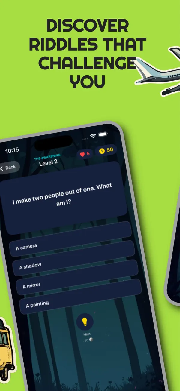 The Riddle Master: Brain Teasers & Riddles App for iPhone App Store screenshot 2