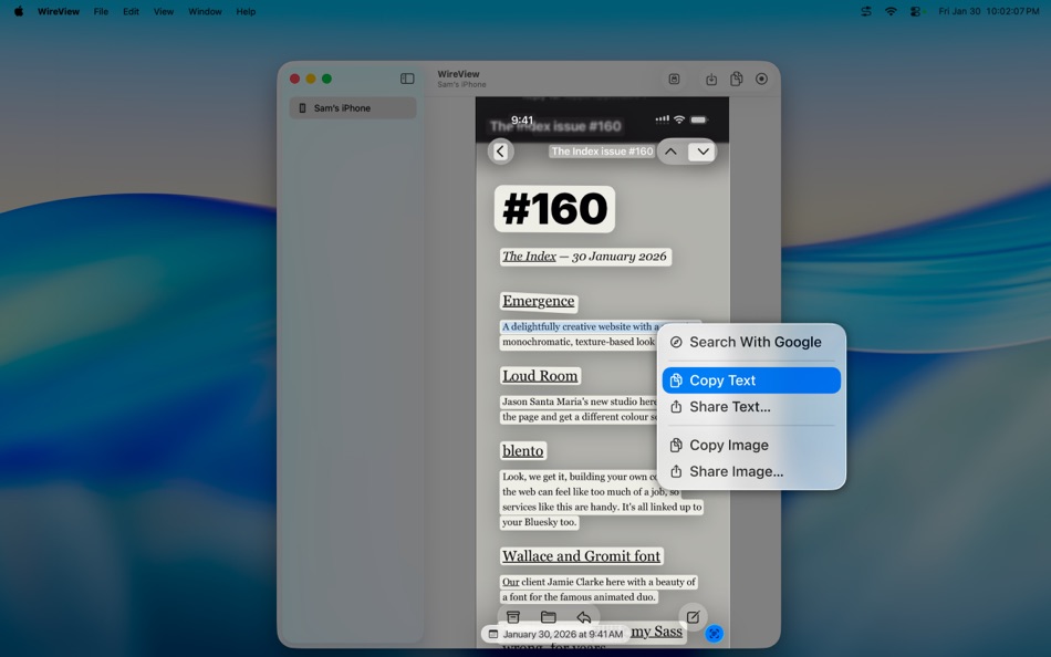 #3. WireView (macOS) โดย: Sam Gold