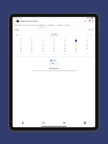 AwakenU iPad screenshot