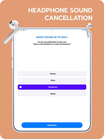 Hearing Aid & Test Pro App iPad screenshot
