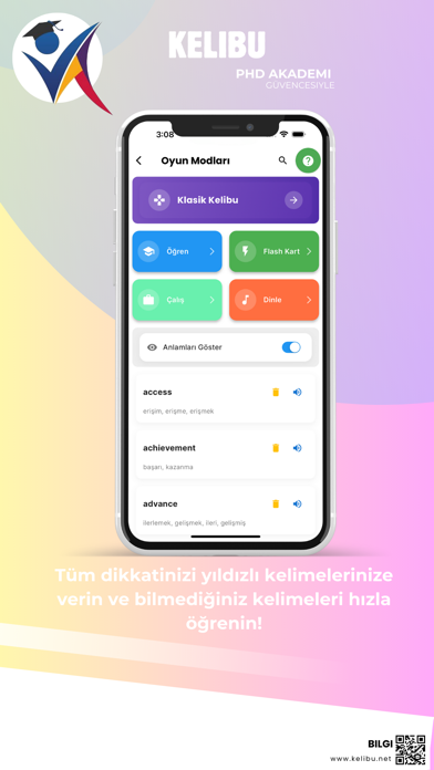 Kelibu: İngilizce Kelime Öğren Screenshot