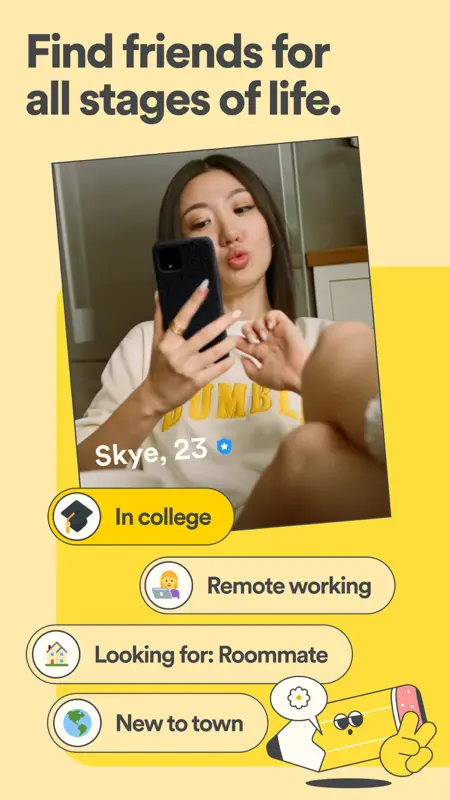Bumble For Friends: Meet IRL screenshot 2 of 6
