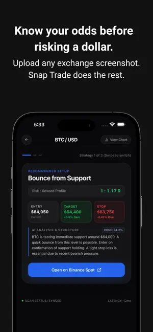 Trade Snap: AI Crypto Scanner screenshot 1