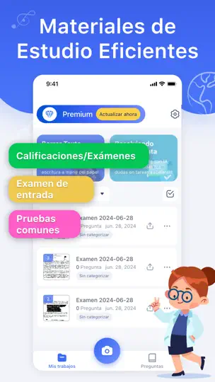 Captura de pantalla de GradeUp: Homework Scanner en iPhone 4