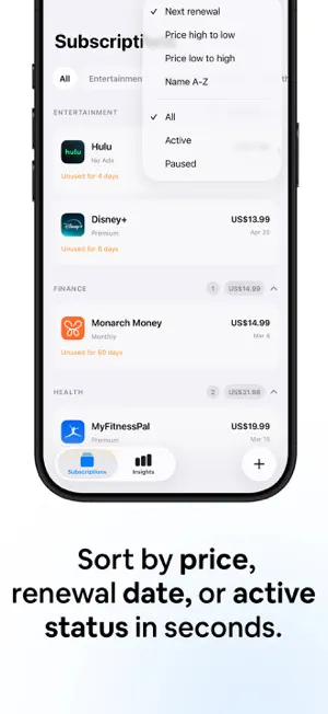 Subsigo: Subscription Manager screenshot 3
