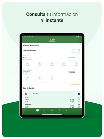 BANRURAL iPad screenshot