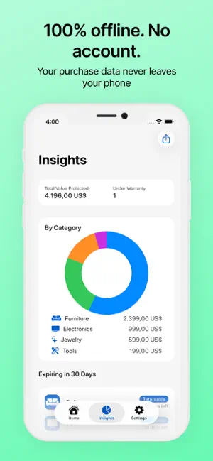 Warranti: Warranty Tracker screenshot 4
