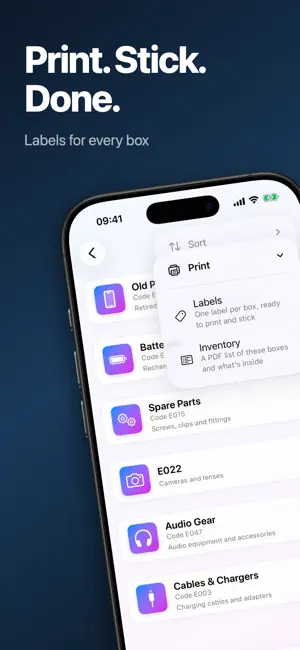 Box Inventory & Tracker - Boxy screenshot 4