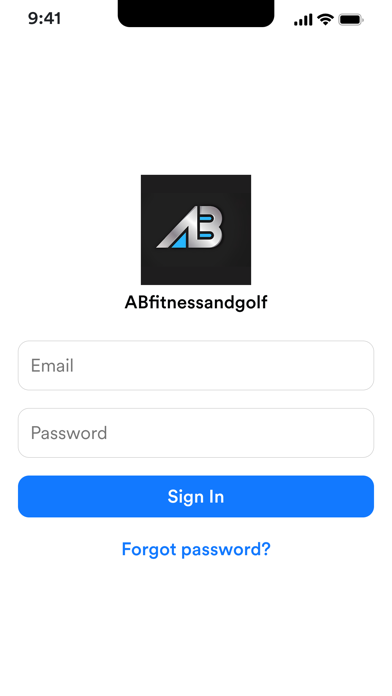 Screenshot 1 of AB Fitness and Golf App