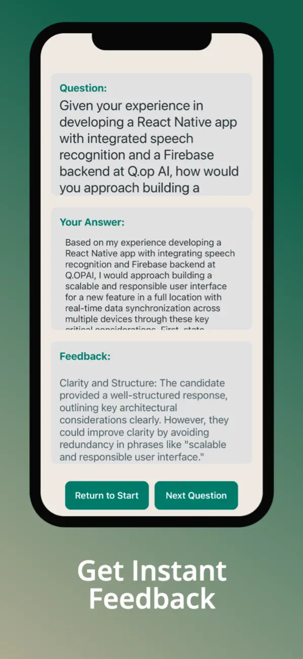 #4. Loop AI - Interview Prep (iOS) Ved: Aakash Gnanakumar