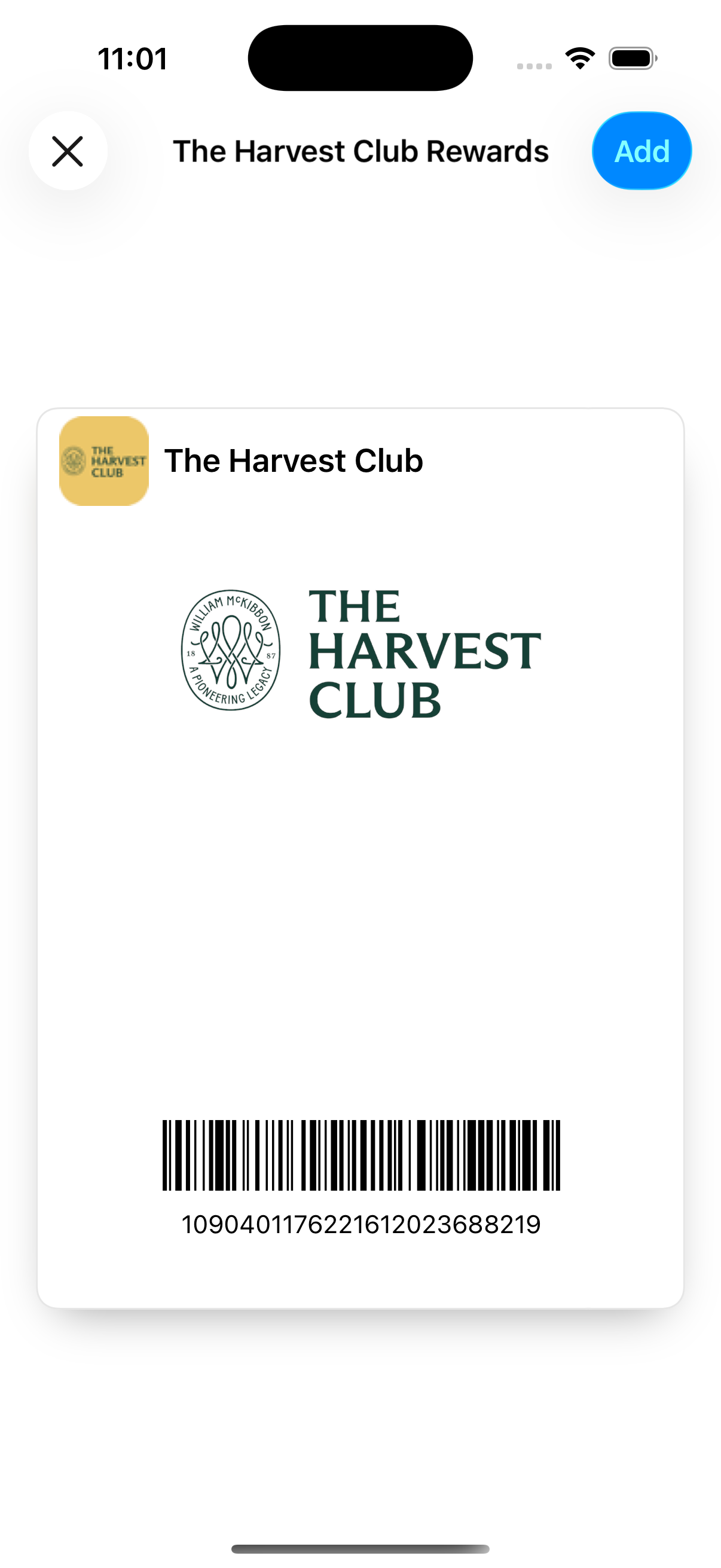 The Harvest Club