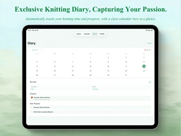 SlowKnit - Pattern Tracker iPad screenshot
