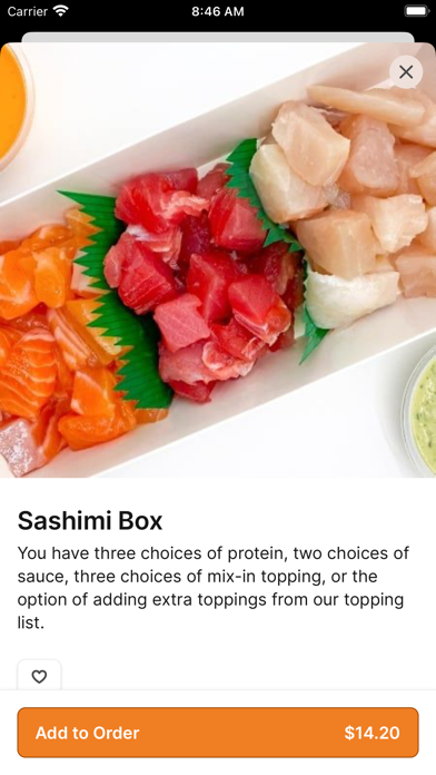 Screenshot 4 of Sunfish Poke To Go App
