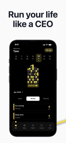 OneCEO: Habit & Goal Tracker screenshot