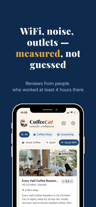 CoffeeCat App Screenshot 2 of 3