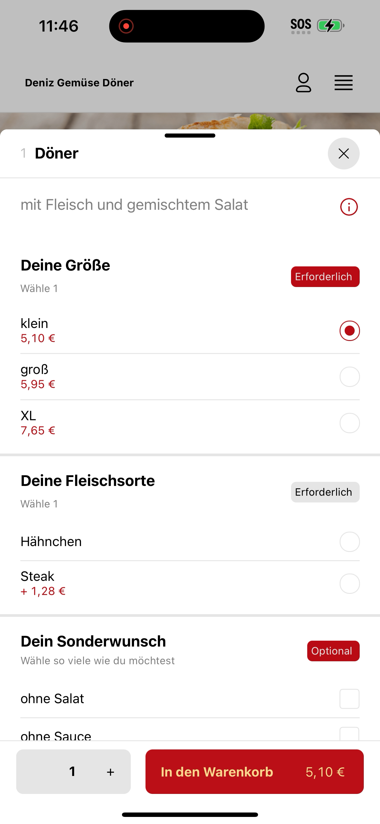 Deniz Gemüse Döner screenshot 7