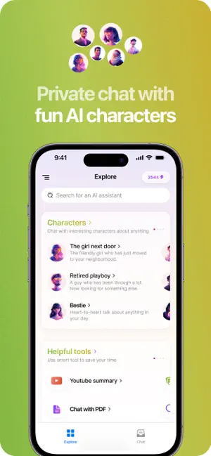 Alio: Private & Fun AI Chat screenshot 1