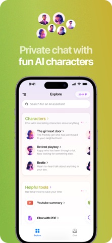 Alio: Private & Fun AI Chat Screenshot 1 of 5