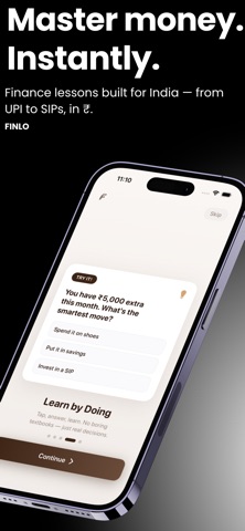 Finlo - Learn Finance iPhone screenshot