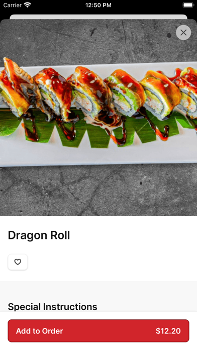 Sushi Fever Abq iPhone screenshot 4 - Food & Drink app