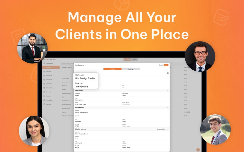 #6. InvoiceAir: Invoice Generator (macOS) Podle: Moon Technolabs Pvt Ltd