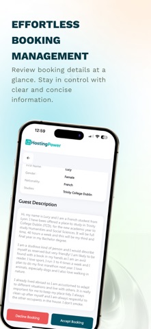 Hosting Power iPhone screenshot