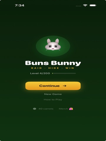 Buns Bunny iPad screenshot