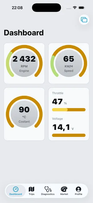 OBD2 Scanner: DriveTelemetry screenshot 1