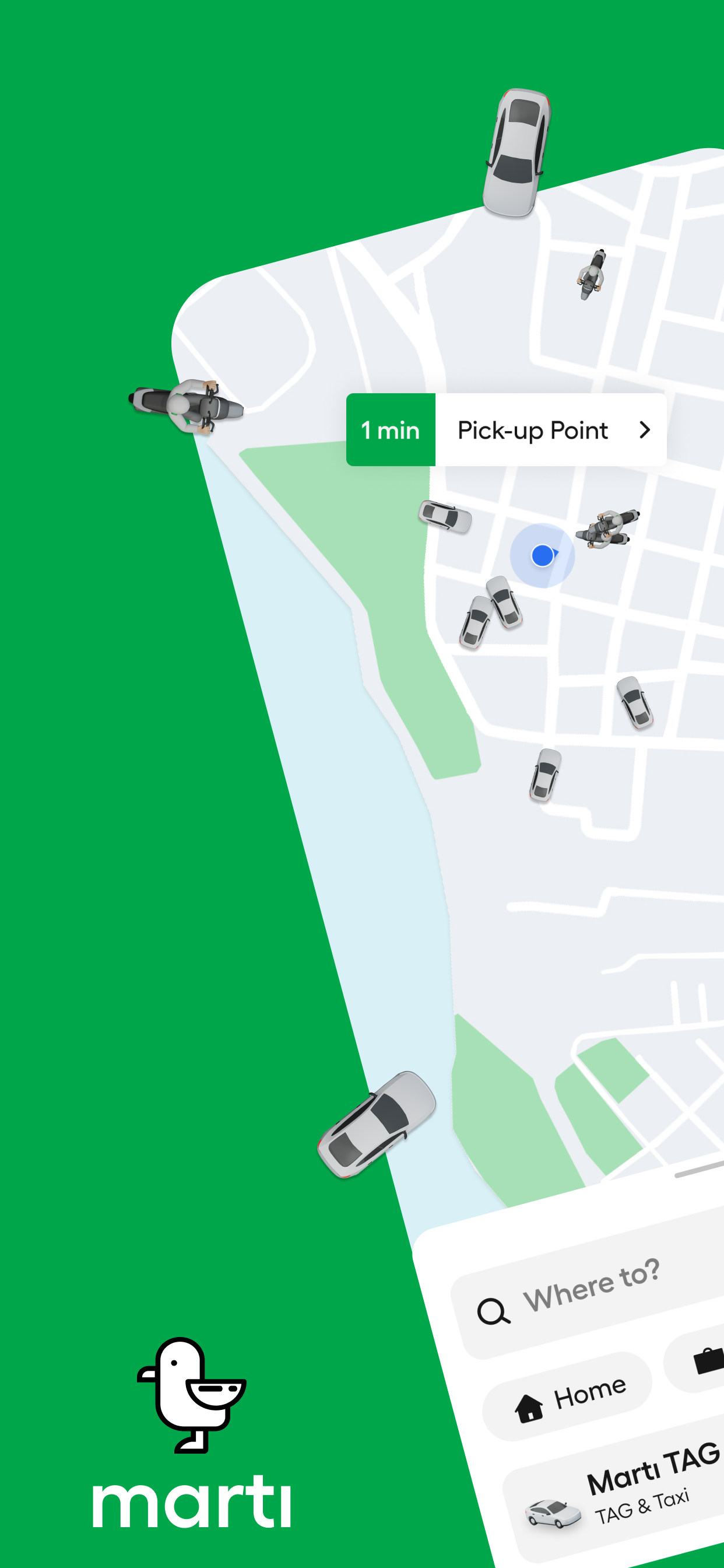 MARTI: TAG & Scooter