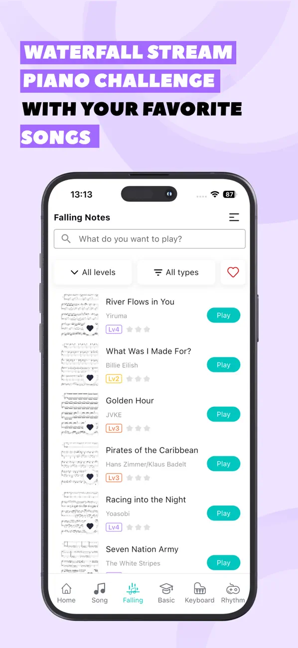 Screenshot #3 pour EZ Piano keyboard & lessons