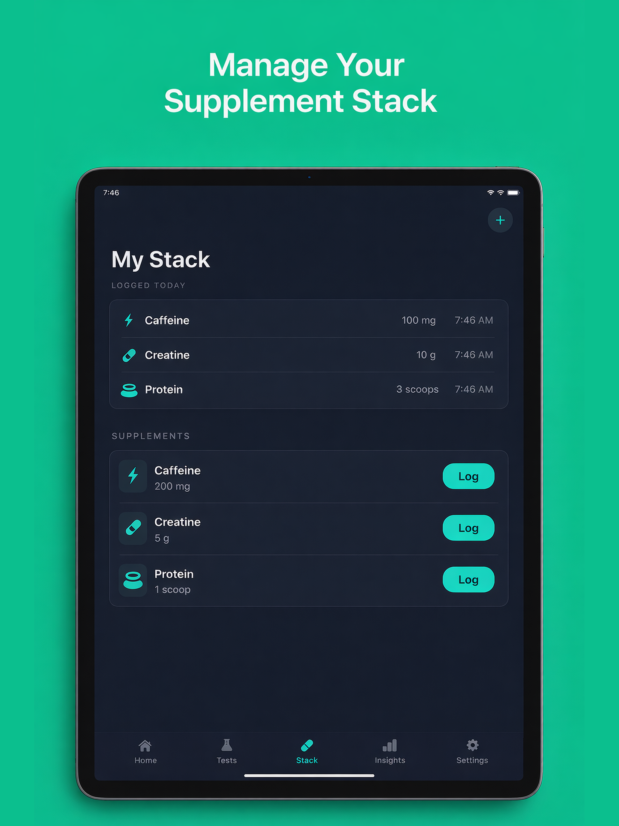 StackLab - Supplement Tracker