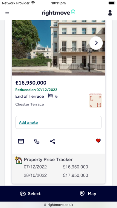 Property Price Tracker Screenshot