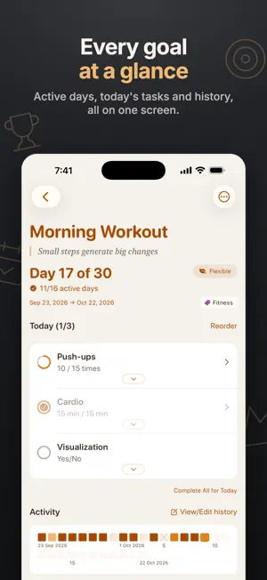 Tapas: Habit & Goal Tracker screenshot 4