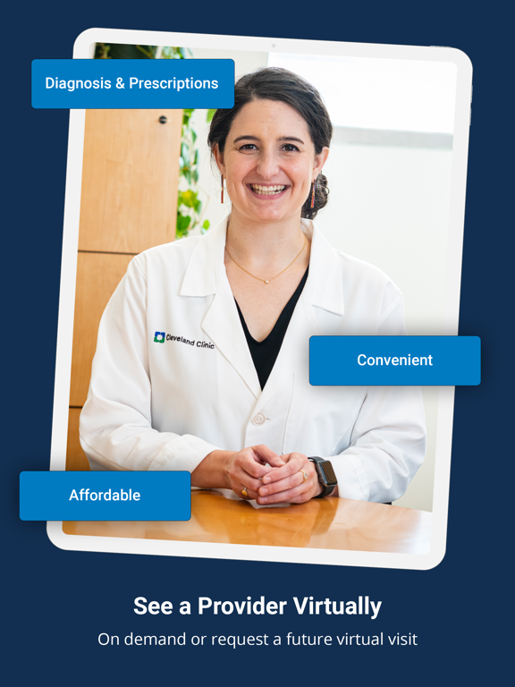 MyClevelandClinic® iPad screenshot