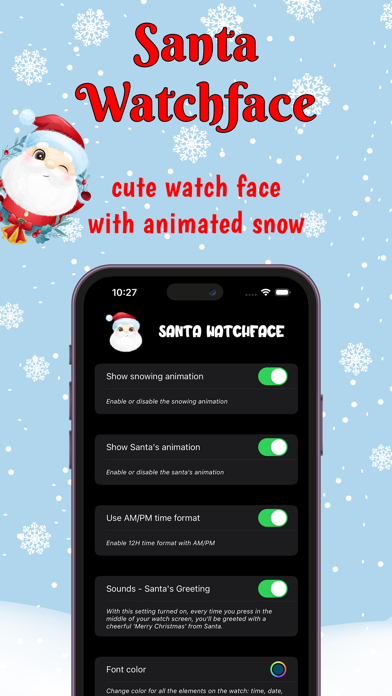 Santa Watchface Screenshot