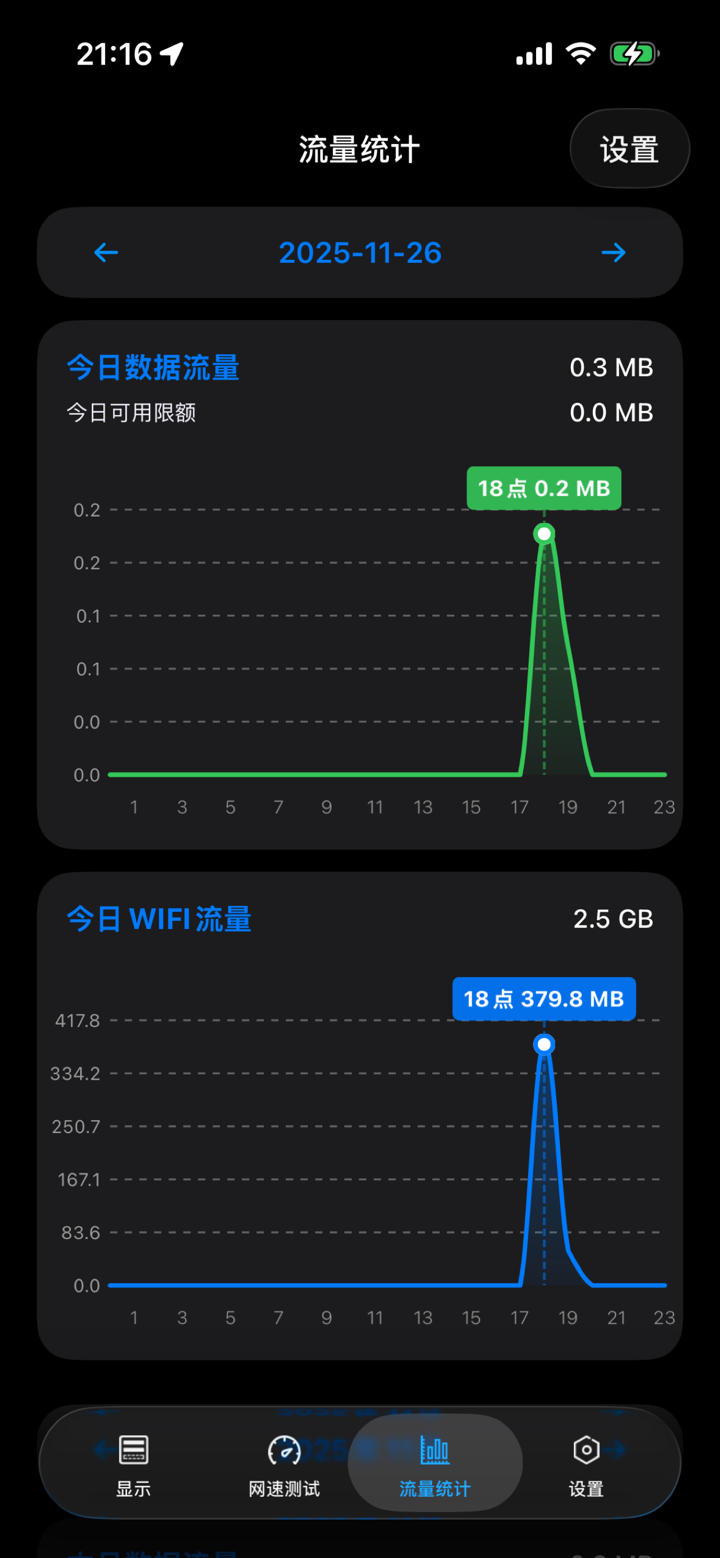 Net - 系统监测网速展示流量统计工具 screenshot 5