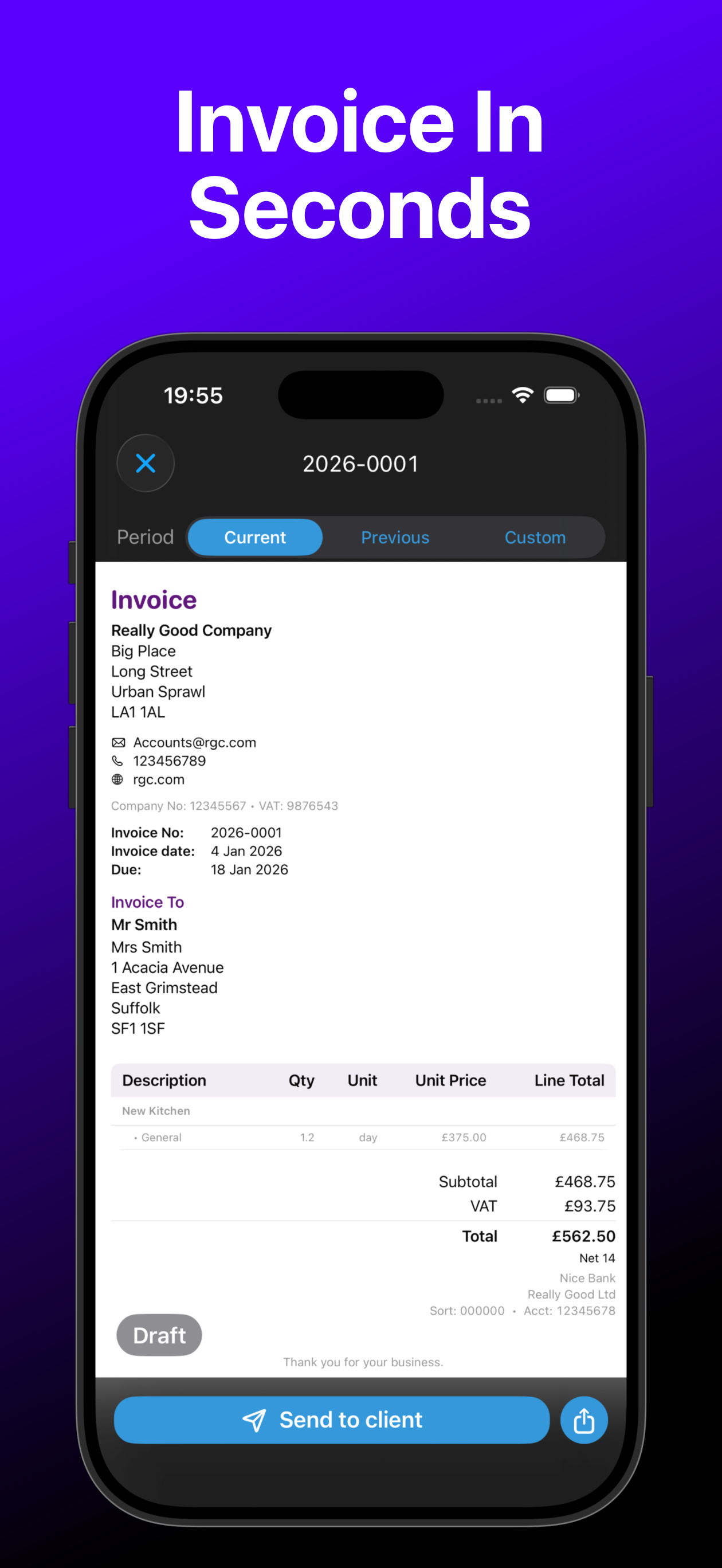 SoloTime Hours Track & Invoice screenshot 3