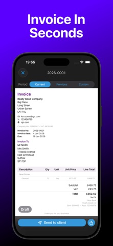 SoloTime Hours Track & Invoice Screenshot 3 of 9