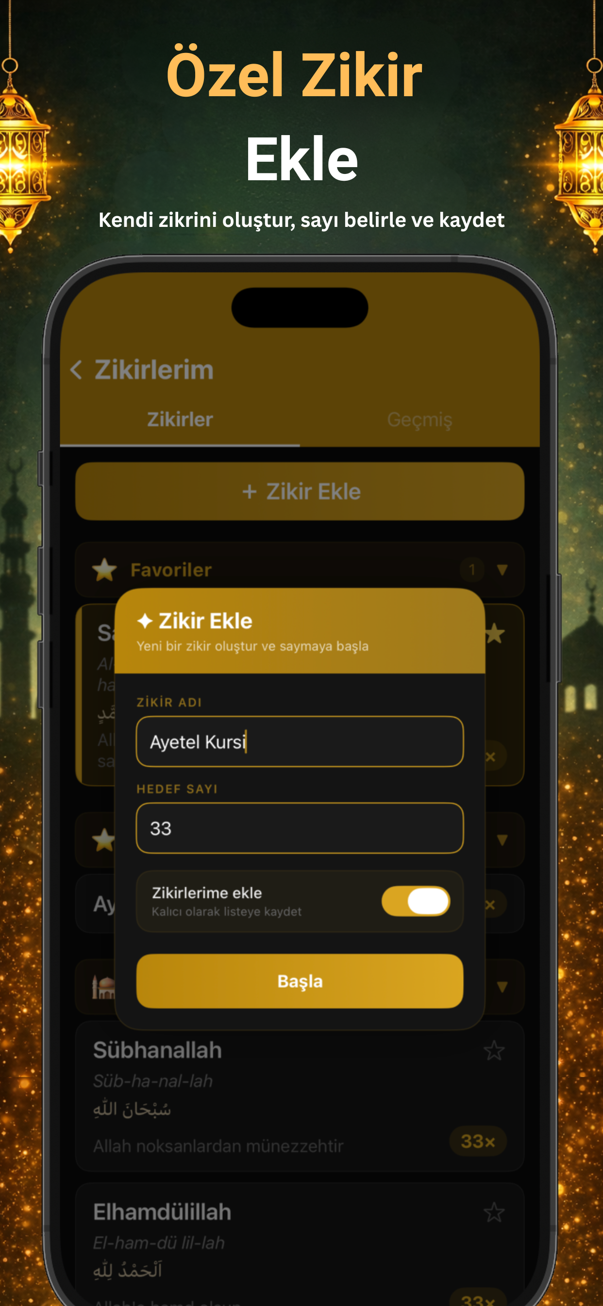 Zikirmatik+ Tesbih Sayacı